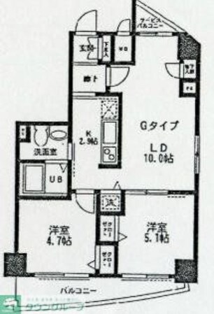 ラスカシエロ下北沢の物件間取画像